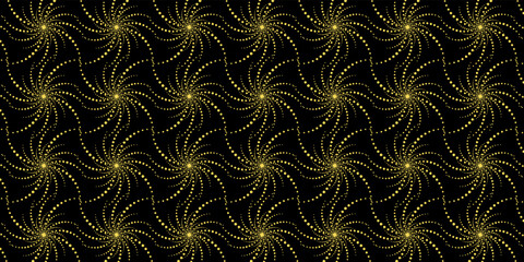 Vector seamless beautiful pattern flower and leaves flat background