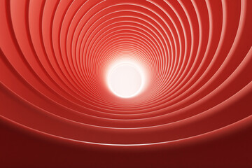 3d abstract pink shape background