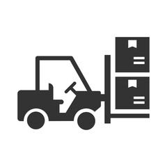 Fork lift icon