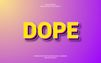 Dope Text Effect