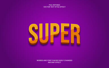 Obraz premium Super Text Effect