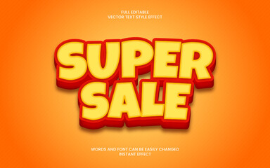 Super Sale Text Effect