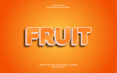 Fruit Text Effect