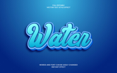 Water Text Effect