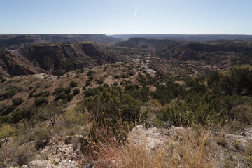 Landscape of Palo Duro Canyon, USA
