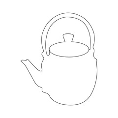 teapot icon vector