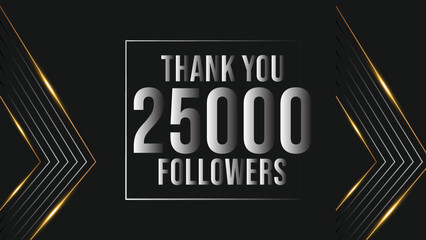 user Thank you celebrate of 25000 subscribers and followers. 25k followers thank you
