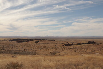 beautiful landscape city of rocks New Mexico, USA