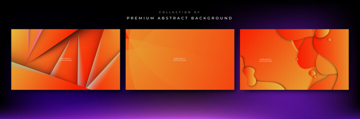 abstract colorful orange gradient background