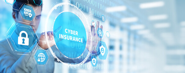 Cyber security data protection business technology privacy concept. Cyber insurance.