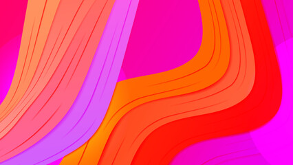 Colorful geometric background. Fluid shapes composition. Vector illustration