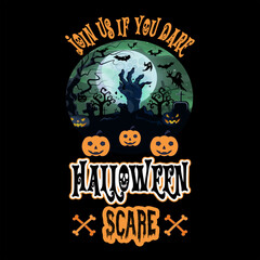 JOIN US IF YOU DARK HALLOWEEN SCARE