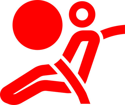 recommend clip art: A seat belt and airbags are vehicle safety devices designed to secure the driver or a passenger of a vehicle against harmful movement that may result during a collision or a sudden stop.