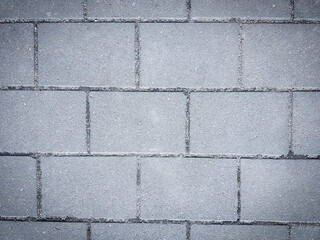 close up. white paving slabs with seams
