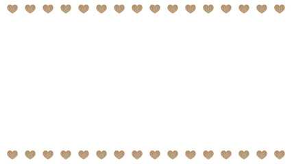 ♪バレンタインハートチョコフレーム♪PNG