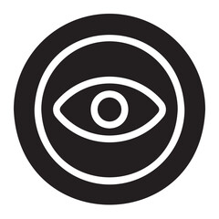 circle glyph icon