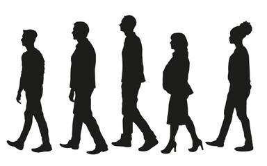 People silhouettes 26