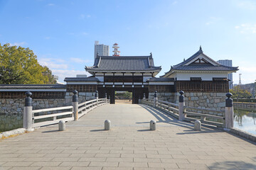 Fototapeta premium 広島城 表御門と平櫓