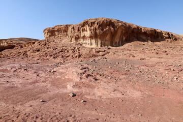 Fototapeta premium The Negev is a desert in the Middle East, located in the south of Israel.