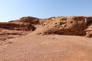 Fototapeta premium The Negev is a desert in the Middle East, located in the south of Israel.
