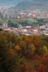 View of Bilbao from a hill