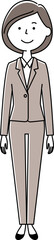 スーツの女性