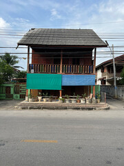 old traditional architecture in Lampang, Thailand