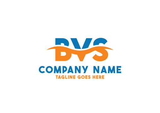 Letter BVS logo design template, BVS logo