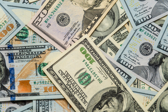 Background Of money pile dollar bills