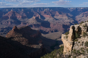 Fototapeta na wymiar Les site du Grand Canyon en Arizona