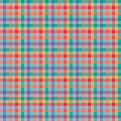 bright seamless grid pattern Background. geometric texture fabric print.