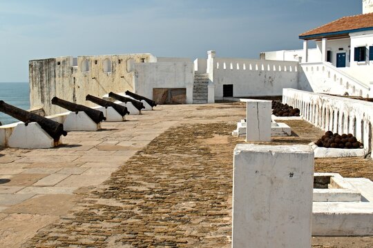 Cape Coast Castle Is The Largest Of The Buildings That Contain The Legacy Of The Transatlantic Slave Trade And Is A UNESCO World Heritage Site. Ghana. Africa