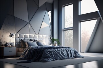 architectural visualization of luxury bedroom