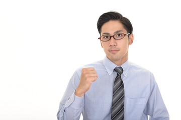 笑顔のビジネスマン