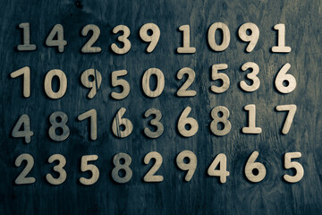 Background of numbers. from zero to nine. Numbers texture. Finance data concept. Mathematic....