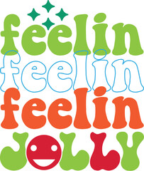 Retro Christmas Svg Design