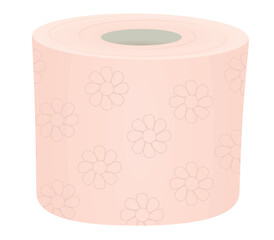Toilet paper roll. vector illustration