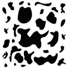 Cow print bapattern ckground