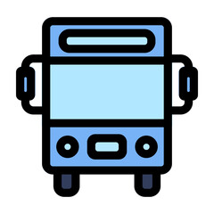 Travel Icon Lineal Color Style