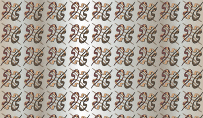 Modern Colored Geometrical textured pattern with decorative ornamental illustrations for desktop, wallpaper, background, texture