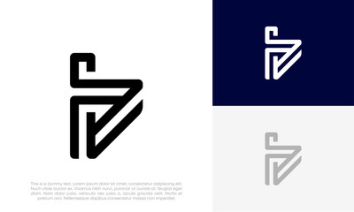 letter B initial logo design vector