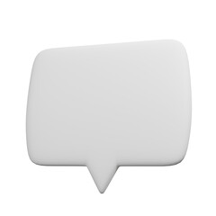 Fototapeta premium conversation message box, icon - 3D render