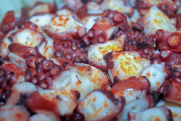 octopus with paprika is a tasty dish