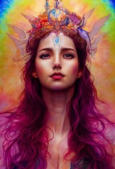 Goddess of Ethereal Light and Love