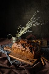 DIY bread beautiful still life