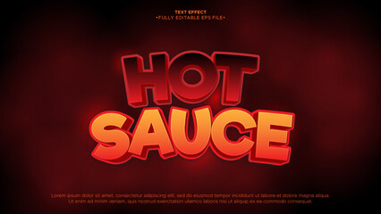 hot sauce 3d editable text effect