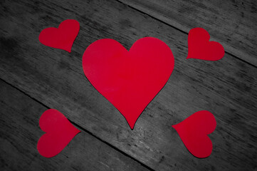 romantic heart shape red plain valentines day card to be handwritten as a gift to show love and affection for a specific person who they adore during the yearly special day
