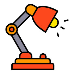 Lamp Filled Line Icon