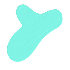 acrylic oil paint style graphic with aesthetic hand draw shape 