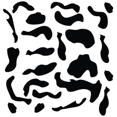 Seamless pattern with cow print